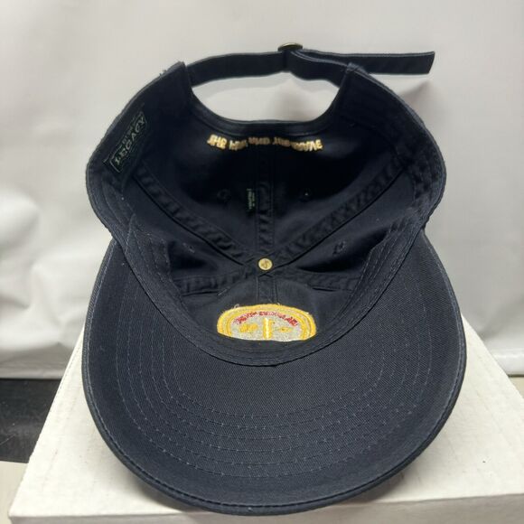 USA Armed Forces Less Than 1% Hat The Few & Brave Military Veteran Cap Adj. Blue - Picture 6 of 7